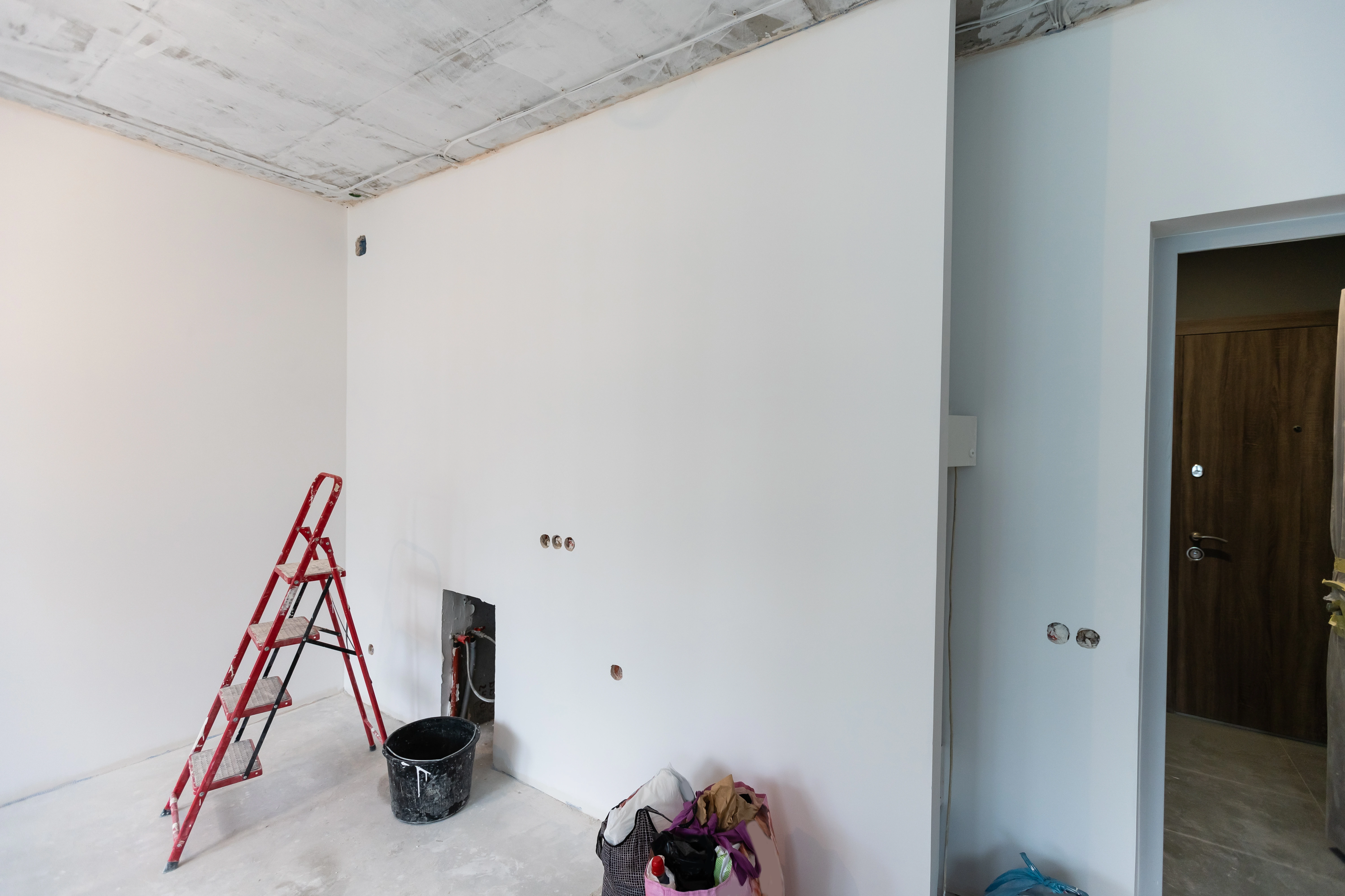Acabamento de parede Drywall